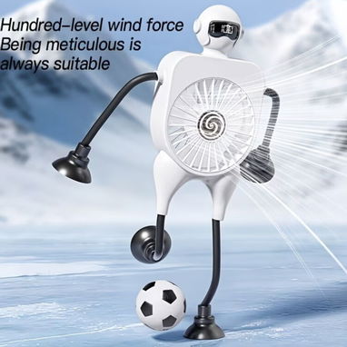 Ventilador recargable con diseño de robot ...   Tiene 6 - 7/8
