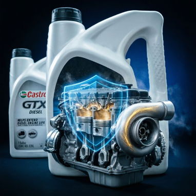🛢️ Castrol GTX 15W40 DIESEL CK-4 (4L): Protección PREMIUM  - Para Motores Nuevos y Antiguos. - 2/2