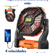 Ventilador recargable de 10400 mAh. Nuevo en caja - Img 55807891