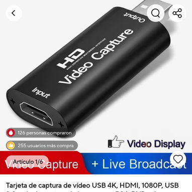 Se venden variedad de cables y adaptadores HDMI, display port, VGA - Img 121018684
