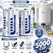 Vendo pilas tipo D en 5000 cup el par,marca Tesla Gold+,Alkalinas. - Img 57789352