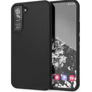 * Forro Case Shockproof Dual Layer para Samsung Galaxy S22 Plus – Negro - Img 55578285