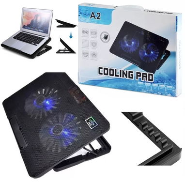 Bases refrescadoras RGB 2 fanes  A2 con portacelulares nuevas - Img 102557343