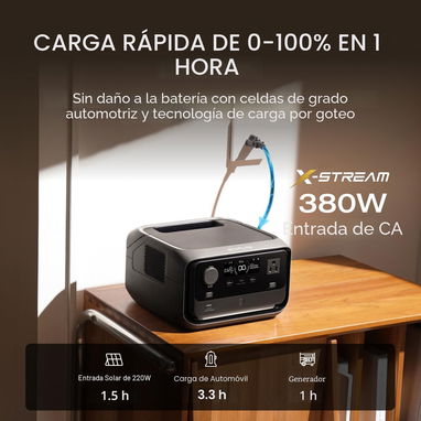 Ecoflow River 3 Max Plus con batería extra EB600 Estación de energía portátil - 3/5