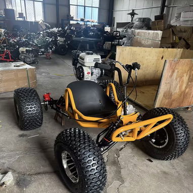 Adult Outdoor Racing Go Kart 212cc 4 Stroke Gas Engine Off-Road Chain Drive Sandy Grass Drift Buggy - 6/7