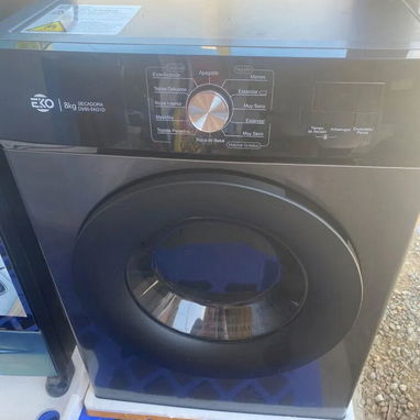 SECADORA NEGRA EKO 8KG AL VAPOR $360 USD | TRANSPORTE INCLUIDO | GARANTÍA Y FACTURA | POTENCIA 1400W 110V - 3/3