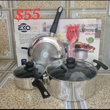 Juego de sartenes para gas e induccion - 2/4