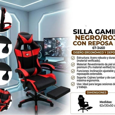 Silla Gamer de alta calidad y confort (co) - 2/4