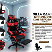 Sillas gaming (o también sillas ergonómicas de oficina con diseño deportivo/racing)/Diana's - Img 57892142