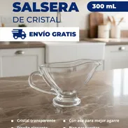 Salsera de Criltal, 300 ml. Domicilio incluido. - Img 57955823