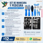 SET DE MANICURA Y PEDICURA MULTIFUNCIONAL CH-0328 - Img 58024076