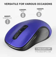 Mouse inalámbrico Logitech M310 Full Size y Mouse inalámbrico WinFox de 6 Botones - Img main-image-50210541