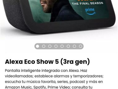 Alexa Eco Show 5 3ra Gen* Pantalla inteligente/ Reproductor de música/ Amazon Music/ Spotify - Img main-image