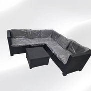 MUEBLE EN FORMA DE L / ELEGANTE / BUEN MATERIA Y ACABADO / ORIGINAL / SOFÁ - Img 50642428