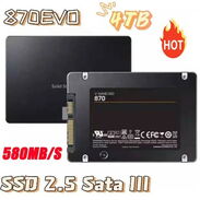 Solid State Drive 870 EVO  Capacidad de almacenamiento digital: 4TB Interfaz de disco duro: Solid State Tecnología de co - Img 45305344