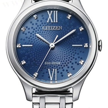 CITIZEN ECODRIVE CORSO (EM0500-57L) DE 32MM PARA MUJER , EN ACERO INOXIDABLE Y ESFERA AZUL , NUEVO A ESTRENAR  58049738 - Img 111065076