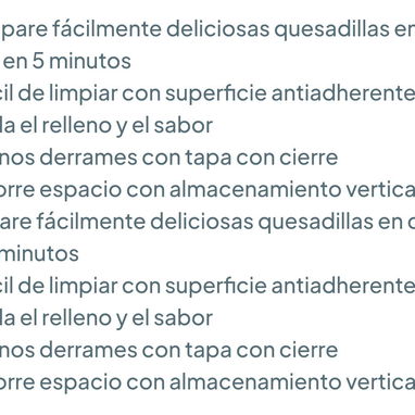 Máquina para hacer quesadillas Hamilton Beach 25409 🌐 - 2/2
