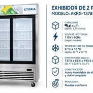 🧊 EXHIBIDOR DE 2 PUERTAS DE CRISTAL – 40 PIES – $2900 USD ⚡ - Img 57957112