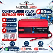 Controlador Solar Elevador MPPT 1200W para Triciclos 48/60/72V - Img 57258496