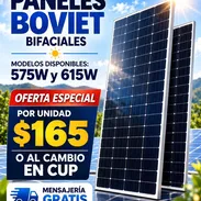 Paneles solares Boviet de 615W y 575W 💡  Con domicilio incluido en los precios 🚙  Interesados escríbanme ✍️ - Img 58039288