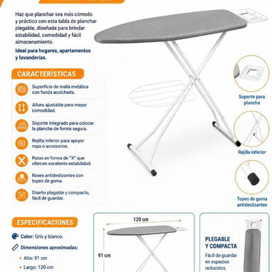 Tabla de planchar plegable - 8/8