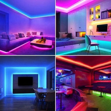 ⚡Cinta de luz LED para INTERIOR y EXTERIOR con mando a distancia - 58504201 - Img 109561034