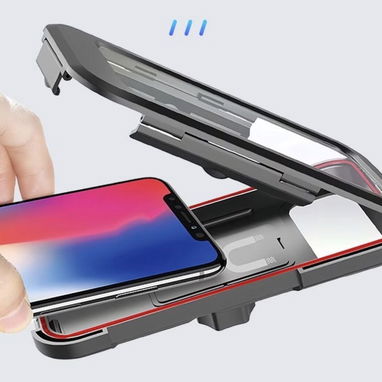Soporte de celular impermeable para moto - 2/4