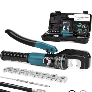 Ponchadora hidráulica para terminales de cable - 3/8