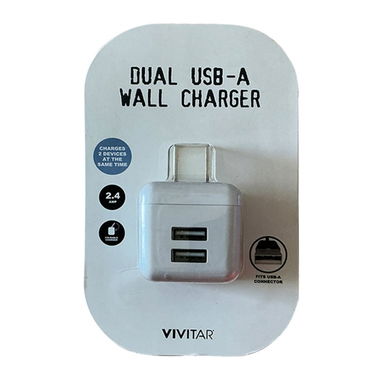 Cargador Doble USB A Plegable - Blanco 🔶 $12 - 2/3