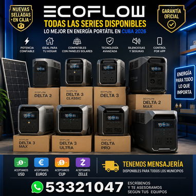 🔌⚡ LLEGARON LOS MEJORES CONVERTIDORES PORTÁTIL DELTA 3 Clásica y DELTA 3 con Paneles Solares ⚡🔌 📲👉 53321047 - Img 122799214
