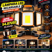 🔦 Lámpara LED recargable de 30W – LEDWL013 - Img 57417514