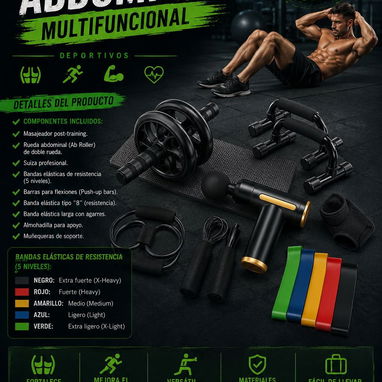 Kit de Boxeo 100 USD// Kit de Entrenamiento Abdominal 45 USD - Img 122702917