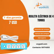 Regleta eléctrica 4 tomas - Img 56920192
