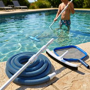 Limpieza de piscina ✅️Manguera ✅️Vara ✅️Cepillo - Img 54336812