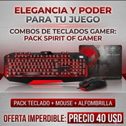 Pack mouse teclado alfombrilla gaming - Img 57390501