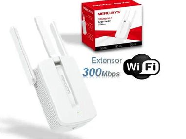 Repetidor Wifi Extensor Mercusys 3 Antenas 300mbps - Img 66654377