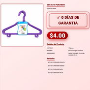 SET DE 10 PERCHERO . - Img 57882295