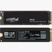✅ME AJUSTO SSD Crucial P310 500GB M.2 NVMe PCIe Gen4 - Rápido y Como Nuevo - Img 57544044