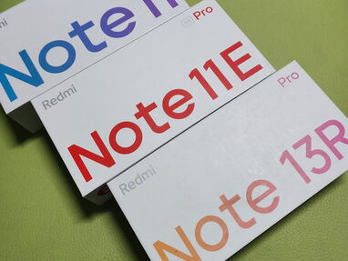 De xiaomi tenemos Xiaomi Redmi Note 13 Pro plus/Note 13R pro/Note 13 pro/Note 13/A3/Note 12/Note 11e pro/Note11/A1 plus - Img 64556563