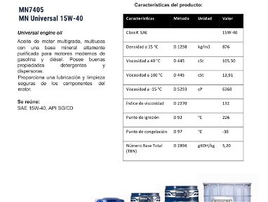 Aceite Mannol alemán 15w-40 y 20w-50 - Img 67398206