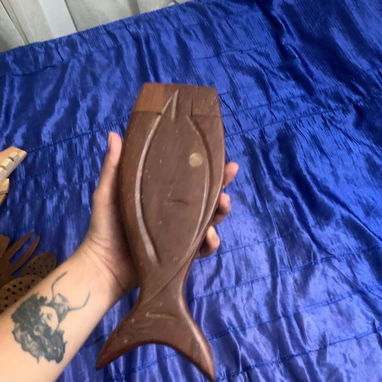 🐟 Tabla de Picar Tostonera Madera - Forma de Pez - Ideal para Cocina - 2/3