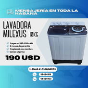🧼 LAVADORAS SEMIAUTOMÁTICAS ✅ MILEXUS DE 10 KG 💲190 USD - Img 49559518