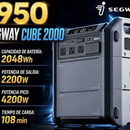 2048Wh Lifepo4, 4200W potencia pico, estación de energía Segway Cube 2000. Nueva en caja. Mensajería. 53610767 - Img 58244671
