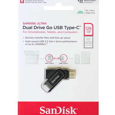 SanDisk Ultra Dual Drive Go 512GB USB Tipo-C y USB-A | Memoria Flash 2 en 1 para Smartphone, PC y Mac | Alta Velocidad + - Img 113099722
