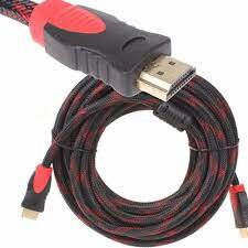 Cable HDMI de 5m, de puntas doradas, enmallados. 53901389. Mensajería por un costo adicional, dependiendo del lugar - Img main-image-45171499