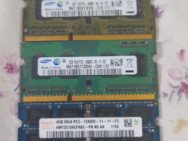 Ram de Latop Ddr3 marca Samsung: Lista para usar.Aproveche 3 memorias por 5000cup en Total.  1Gb de Ddr3. Precio:1000cup - Img main-image