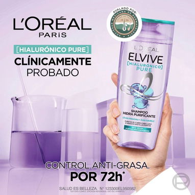 Oferta especial 🔥Set Shampoo / Acondicionador L’Oréal ELVIVE Hialurónico Pure / Hidra Hialurónico 680 mL - Img 115591984