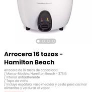 Arrocera 16 tazas - Hamilton Beach. Arrocera de 16 tazas de capacidad. - Img 53810618