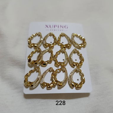 Aretes de oro laminado 14kt - 2/5