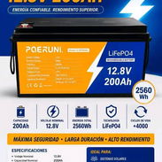 Bateria 12.8v 200 amp vcfg - Img 57645205